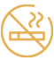 No smoking in all rooms(There is a smoking room on 1F)