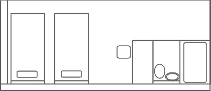 Comfort Twin 間取り図