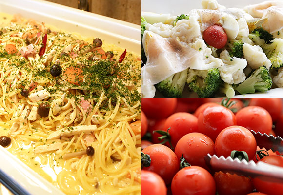 アスリート向けの食事対応